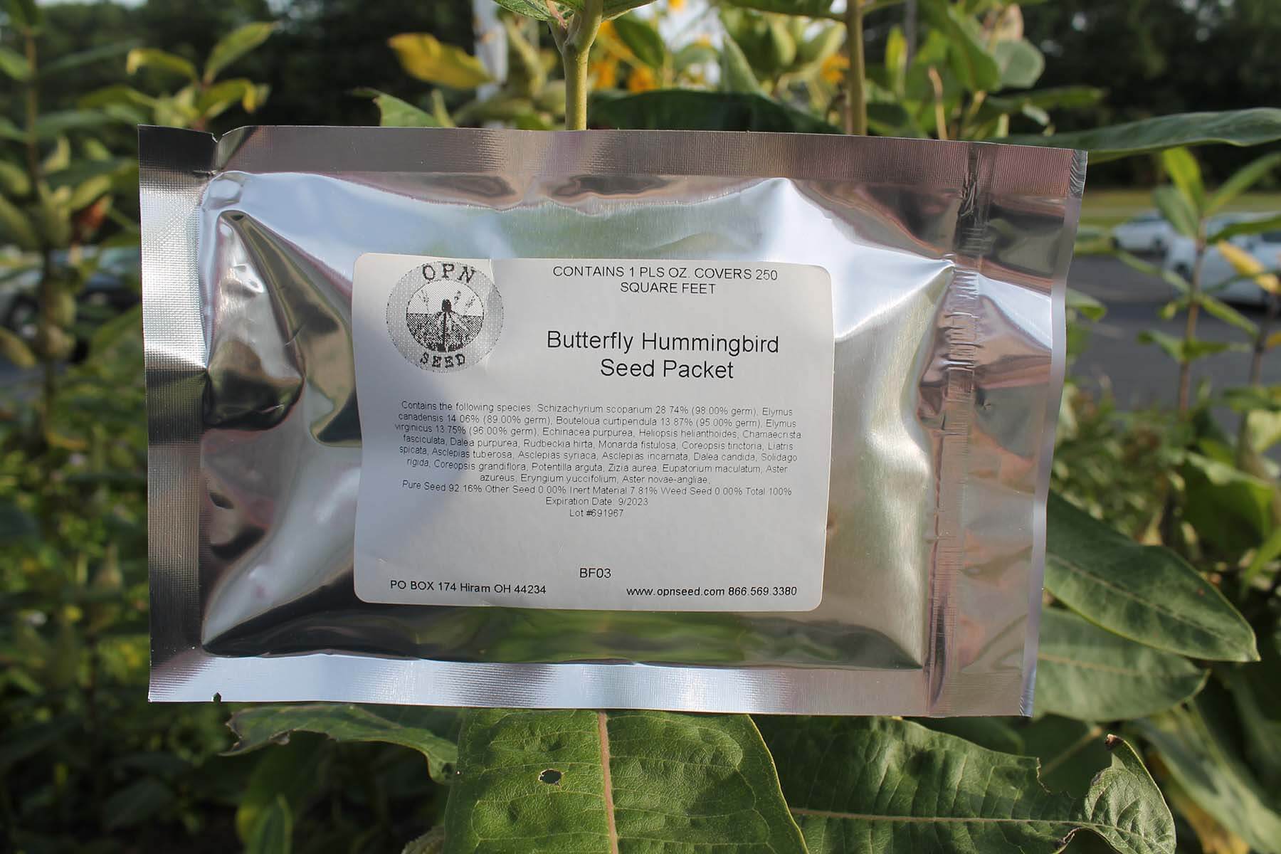 Butterfly / Hummingbird Native Seed Packet
