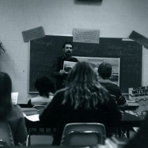Jeff Wilkinson, SWCD District Administrator Addressing a Class of Students