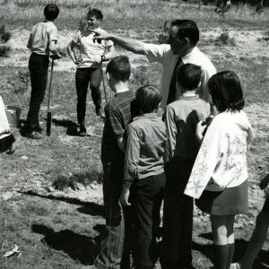 Youth Planting Tree Seedlings