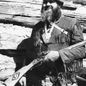 00-00-0000 Re-enactor in frontier garb-Photo by Robert Mills