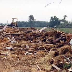 00-00-1990 Tornado. Cedar Fork. Mowery barn destroyed#1-Website
