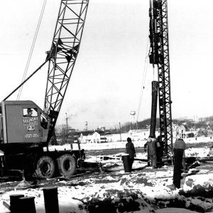 01-06-1972 New Federal Building piling 50-55 feet deep-unstable soil (photo by Robert Mills)-website