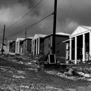 01-25-1969 Looking West off SR13 South of Mansfield. Urban erosion caused by removal of vegetation on sloping land #1-website