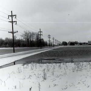 03-10-1964 Spring flood Marsh Run-looking S. to Roscoe Major farm on Kuhn Road #1-website