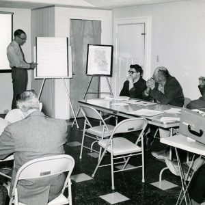 03-17-1974 Pond construction meeting. Dean Swigart, Vernon Rapp, ASC ,Vern Thrush, Darling Construction,Tony Mergel-website