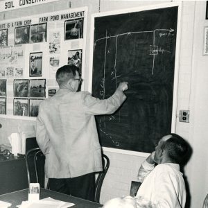 05-01-1962 Robert Hilliard,SCS, of Mansfield presenting Marsh Run II Watershed application to board of supervisors-The Divide SWCD-website