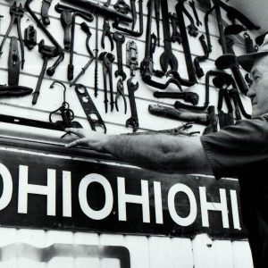 05-25-1973 Harold Shriver of Savannah with antique tools-0001