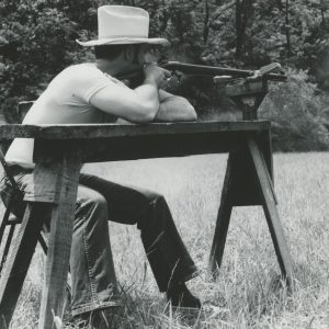 06-02-1973 The Mansfield Muzzle Loading Club operates a flint lock & cap lock. rifle demo area near the Black Fork-0001