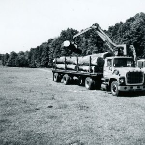 06-08-1970 Timber Harvest. Bill Kaple & Bill Furr Jr.-website