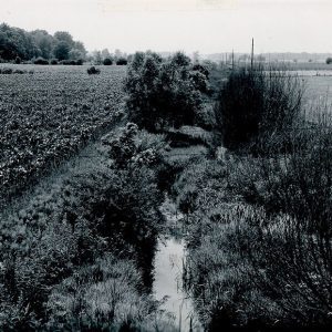06-28-1962 View of main channel of Marsh Run #2 Watershed looking west from bridge on Kuhn Rd near the Roscoe Major farm-website