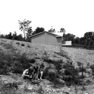 07-15-1975 425 Millsboro Rd Sec 31 Springfield Twp Angie & Leesa Bigelow on eroded yard cleared for construction #3-website