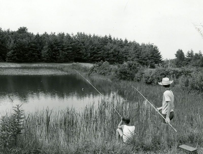 July 15, 1975. Fishing in a pond at Richland Rural Life Center
p srcset=
