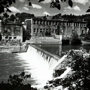 07-31-1951 old power dam at Elkader Iowa-0001