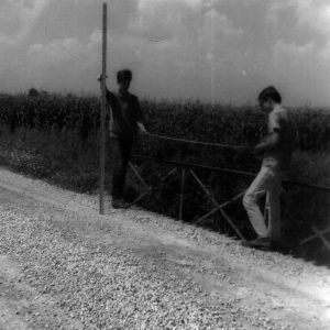 08-21-1968 Surveying Elevations of Road Culvert Barry Moore Kevin Long-0001