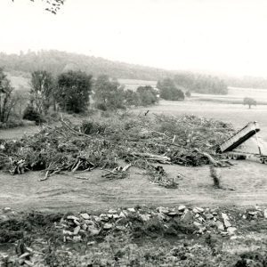 1990 Tornado clean-up Hauling debris to tire pit#7-website