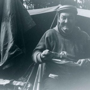 4-22-1972 T 121 at HH. Luke enjoying the cookout #1-website