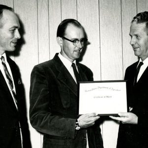 Bob Mills, Dean Swigert & unknown. L-R-website