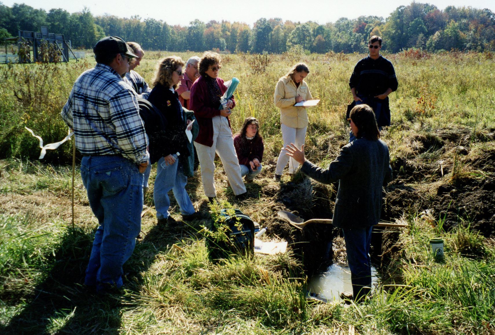 Sanitarian Workshop at Richland Fish & Game
with Frank Gibbs, Soil Scientist
Photo ID#: E23
