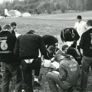 Land Judging. Students taking notes-0001 (Photo by Robert Mills)