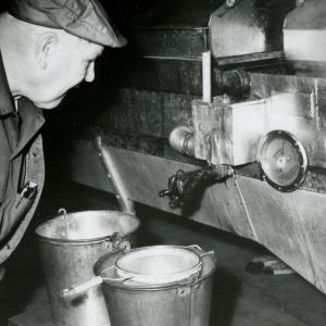 Making Maple Syrup-Straining Sap (photo by Robert Mills)–011