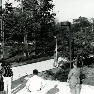OSU Mansfield. Tim Brandt teaching students how to survey#23-website