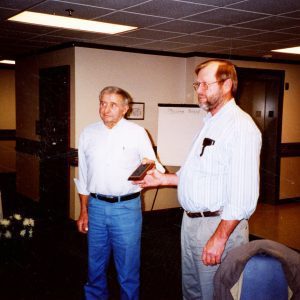 Richard Forbes recognized by Eric Basin, R.C.ed-0001
