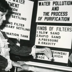 Student at Science Fair (Photo by Robert Mills)