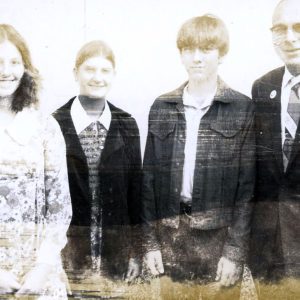 Students with mentor at Science Fair(Photo by Robert Mills)