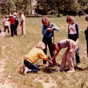 Children Planting Trees