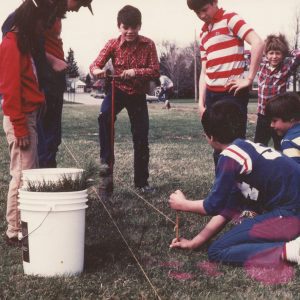 Children Planting Trees