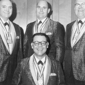 Unidentified quartet (Entertainers) Photo by Robert Mills