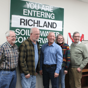 L to R Fox, Leonard; Hopkins, Lanny; Alt, Brian; McClintock, Jean; Timberlake, Greg