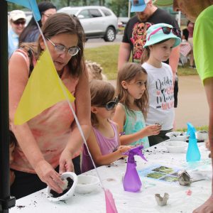 Visitors at RSWCD Booth