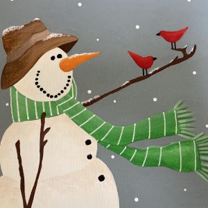 Snowman Painting 1
