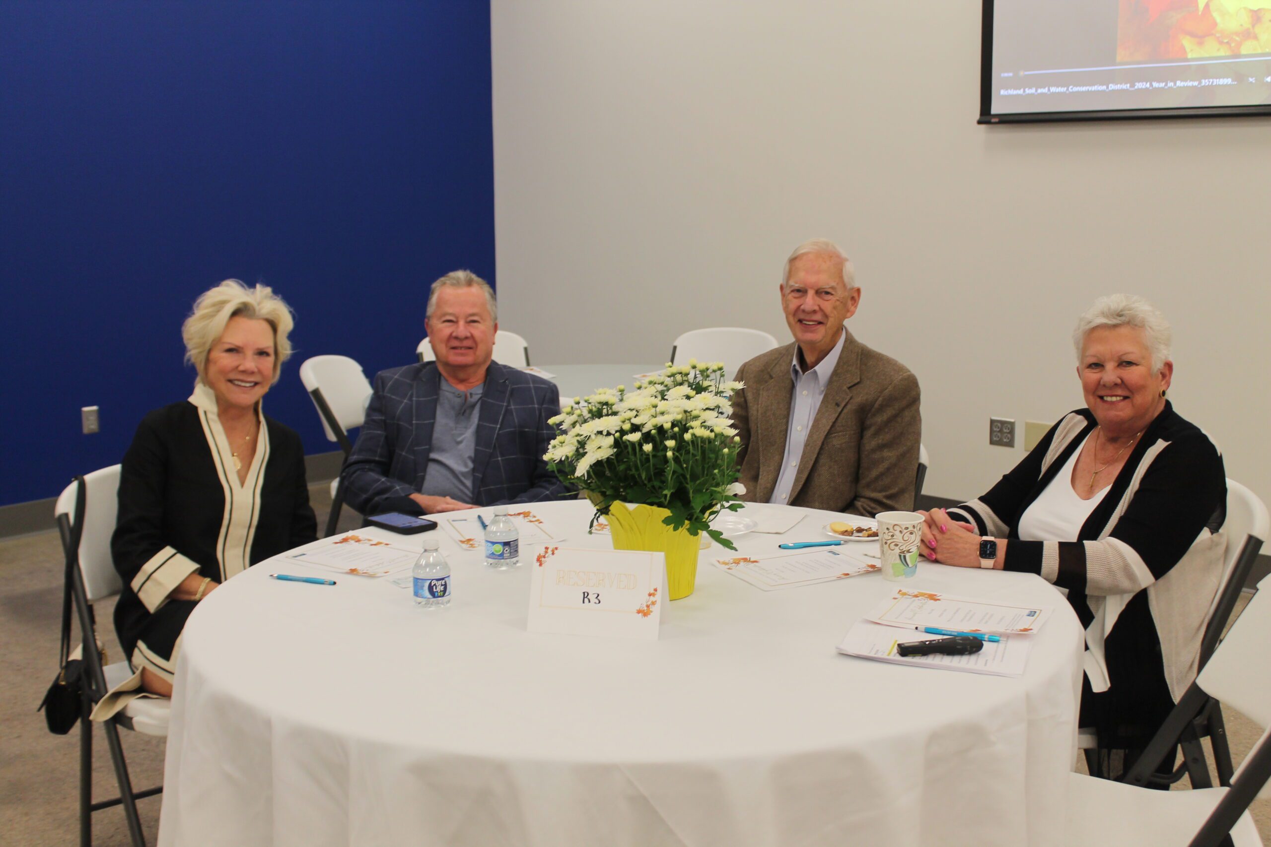 L to R Johnson, Rhonda and David; Donaldson, Bob and Kathy 