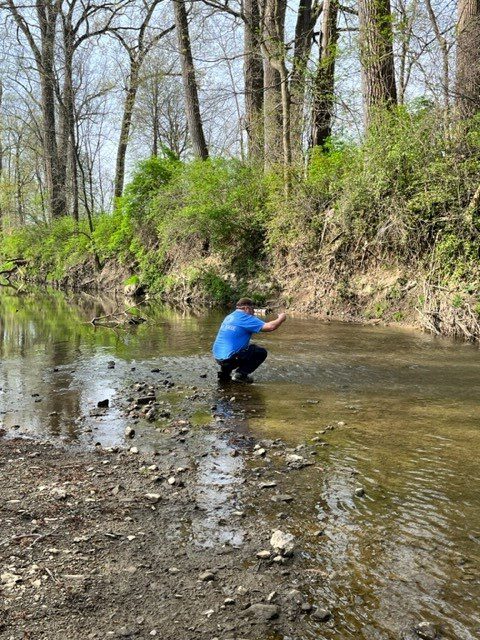 Matt, SWCD Technician
Taking Downstream Water Sample for the Pollution Abatement Program
April 4, 2023
Photo ID#: A1033