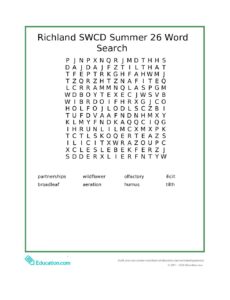 Summer 26 Word Search