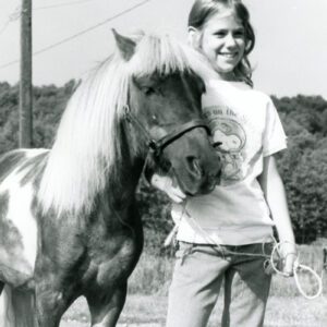 Girl with a horse