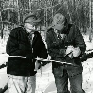 02_14_1968_John_Kaple_and_Paul_Egner_at_Richland_Rural_Life_Center_timber_harvest_website-3809