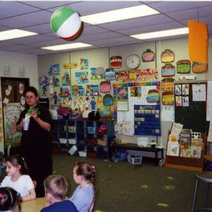Crestview K Class with Diana Kelly working on plant growth reeds absorption