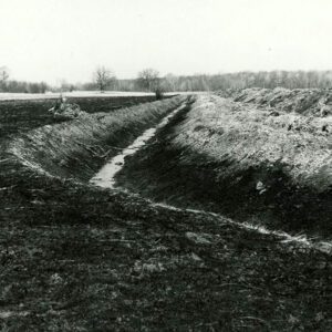 April 5, 1981 A newly constructed open ditch in high organic soils in Butler Township