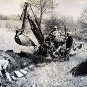 04_19_1967_Installation_of_a_random_line_of_tile_in_Canfield_silt_loam._Chester_Hampton_s_farm_website-5386