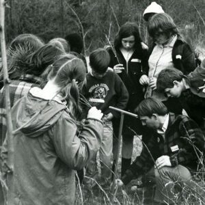 04_24_1972_Mitch_Fitzsimmons_demonstrating_the_planting_of_trees_at_the_arboretum_at_the_RLC_website-4830