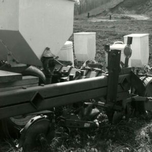 May 1980 Allis-Chalmers no-till planter. The fluted coulter is moved back to in front of the planter unit