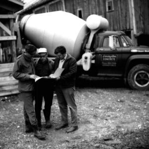 May 6, 1971. Dean Swigart, Charles Doudner, and Dean Hire.