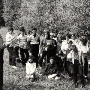 05_13_1964_Game_Protector_George_Griffith_with_Madison_School_7th_graders_at_Hidden_Hollow_Camp_website-2144