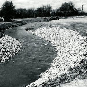 May 13, 1974 AC 45 + 20 Channelization. Stone Rip Rap Bank Protection Designed to Reduce Erosion of Stream Bank