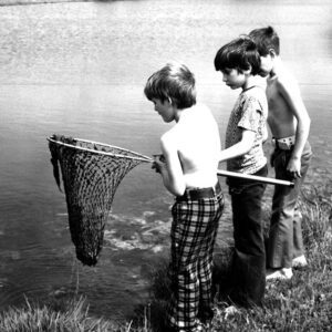 05_16_1974_David_Lape_John_Greiner_Jerry_Mowry_catch_tadpoles_at_Mellett_farm_pond_website-3719