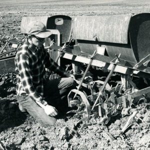 May 18, 1963 Strip process planter. Tim Putt on Kenneth Putt’s property