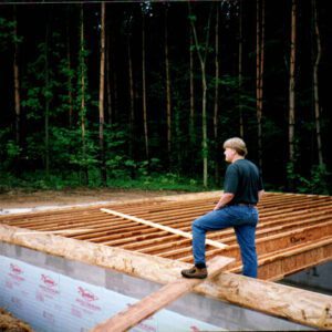 06/1996 Ron Reed’s son Andy at Environmental Center new building contruction